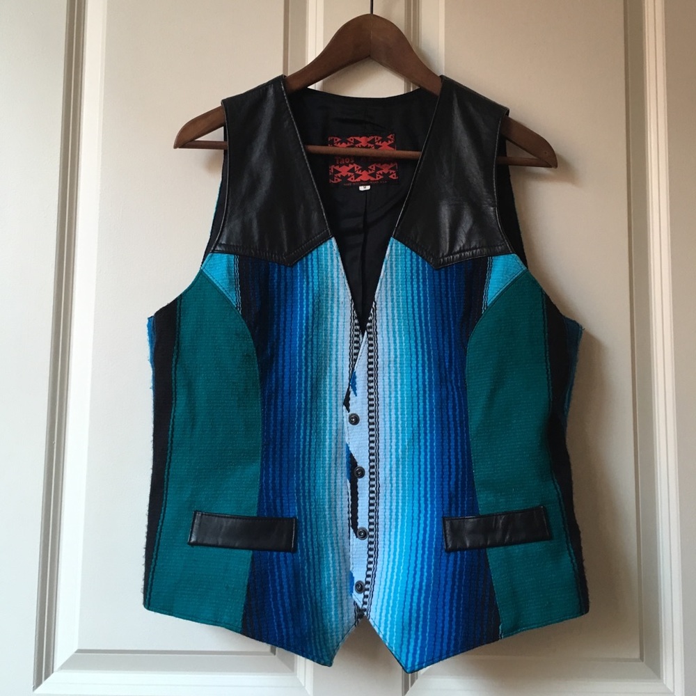 Taos Southwestern chimayo style vest